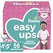 Pampers Easy Ups Pull On Disposable Training Diaper for Girls Size 6 (4T-5T), 56 Count, Super Pack primary