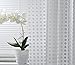 UFRIDAY 36 x 72 Shower Curtain Stall Size 3D Dots/Circles Pattern Design by, Eco-friendly EVA Shower Curtain Liner