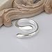 Doinshop New Nice Cute Lovely Fashion Chic Design Finger Opening Adjustable Womens Girls Ring Gift
