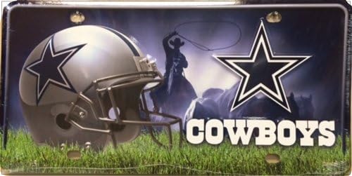 Dallas Cowboys NFL Embossed Metal Novelty License Plate Tag Sign 1801M