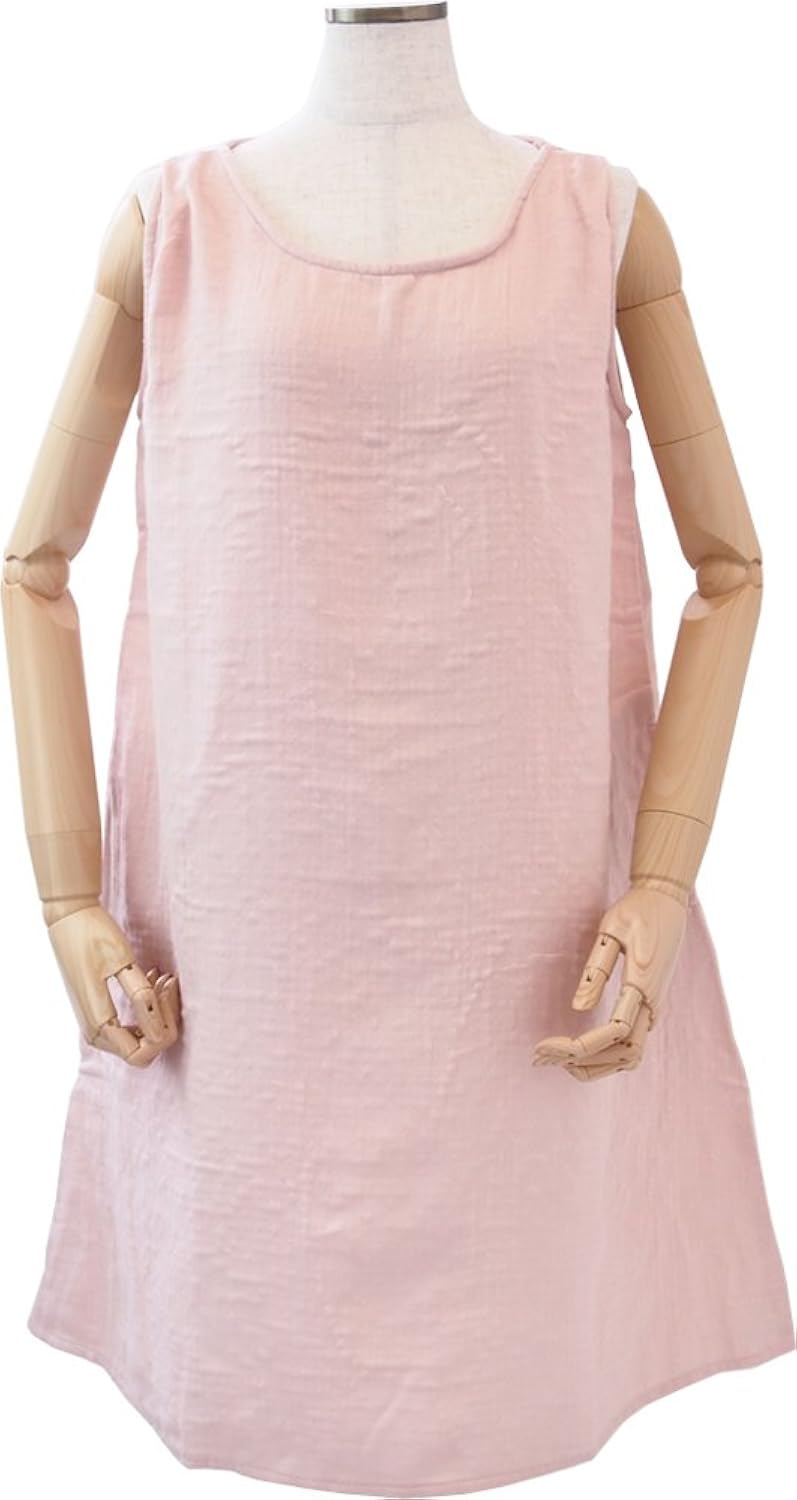 手数料安い 内野 Uchino ウチノ マシュマロガーゼ ノースリーブ ワンピース レディース B06xsf4cb5ピンク L Www Gcc Ccpf Com