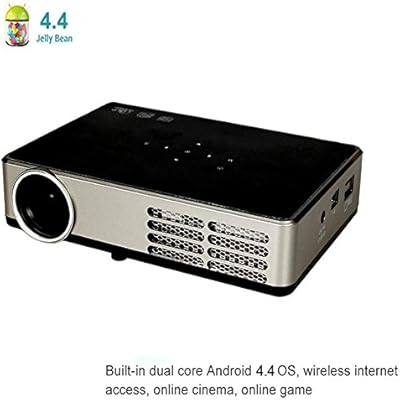 Mini HD Proyector 3d, Wi-Fi, Android 4.4 proyector DLP, 1080p ...