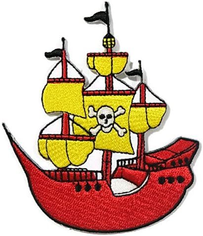 Ship Iron on Patch Embroidered Sewing for T-shirt, Hat, Jean ,Jacket, Backpacks, Clothing Ships and sold from Naree2016. only. Made in Thailand, Buy good quality item