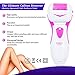 Callus Removal Battery Operated Electric Callus Remover Waterproof, Rechargeable Foot shaves Tool Skin Foot Spa - Pink