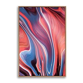 Framed Canvas Wall Art Clouds and Colors Canvas Prints Home Artwork Decoration for Living Room,Bedroom - 16x24 inches