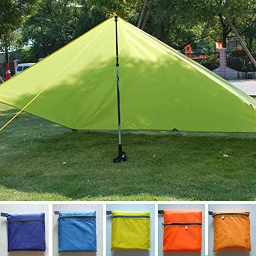 MElnN Camping Tent Tarps Waterproof Rain Fly Shelter, Ripstop Sunshade Portable Lightweight Snowproof Car Tarpaulin for Travel Hiking Backpack Fishing