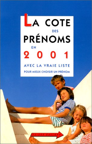 La  cote des prénoms en 2001