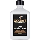 Woody's Daily Hair Conditioner for Men - Hydrating Mens Conditioner & Nourishing Hair Care, Paraben-Free Formula, 12 fl oz