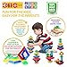ETI Toys, STEM Learning, 30 Piece Stackem Pyramid. Build Tree, Owl, Lighthouse, Endless Designs. 100 Percent Safe, Fun, Creative Skills Development. Gift, Toy for 3, 4, 5 Year Old Boys and Girls