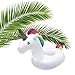 Unicorn Flamingo Drink Pool Floats,Inflatable Unicorn Pool Floating Drink Holder,(2.5 mm PVC)4 Pack By WL