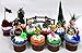 Legend of Zelda Birthday CUPCAKE Topper Set Featuring Link, Zelda, Phantom, Bryne, Anjean, Chancellor Cole, Big Blin, Alfonzo, Ferrus, Spirit Train, Themed Decorative Accessories