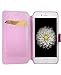 iPhone 6s Plus Case, FLYEE Handcraft Luxury Bling Rhinestone Wallet Case Ultrathin Magnetic Kickstand Crystal Leather Book Cover for Apple iPhone 6s/iPhone 6 Plus 5.5 Inch-Pink