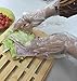 Gmark Disposable Gloves (1000 Count), Food Safe, Poly Food Gloves Cleaning Gloves Latex Free 2 Box of 500 Count GM1070
