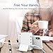 Atizzy Multi Port USB Charger with Phone Stand, 24W 4.8A 4-Port USB Hub Rapid Desktop Charging Station USB Adapter for Apple iOS,Samsung Android & All Other USB Enabled Devices-White