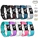 AIUNIT Compatible Fitbit Charge 2 Bands Applicable for Fitbit Charge 2 Accessories Bands Small/Large Wristbands for Fitbit Charge 2 Bracelet Strap Band Suitable for Women Men Boys Girls