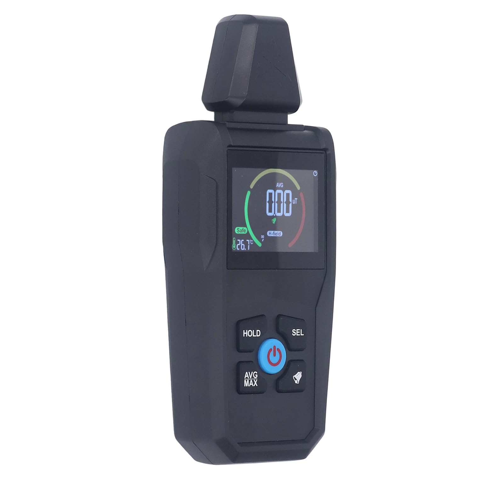 Meter, High Accuracy Sound Light Alarm Radiation Detector Tester LCD Backlit Display Electromagnetic Field Radiation Detector