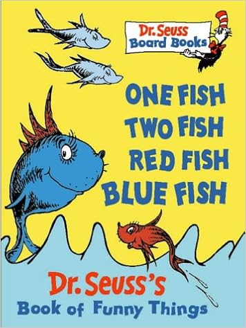 Download One Fish Two Fish Red Fish Blue Fish Book Cover PNG