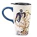 Minigift Ceramic Cup Travel Coffee Mug 17oz (4 Designs for choice-Turtle)