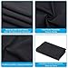 MOHOO 6x9FT Black Backdrop Photography, Black Muslin Backdrop with 6 Ring Metal Holding Clips, Solid Color Black Photo Backdrop, Black Backdrop for Photography Video Studio Photo Shot