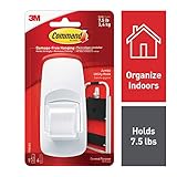 Command 4-Packages of 7.5 lb Capacity Hook, Indoor Use, Jumbo, White (17004ES)