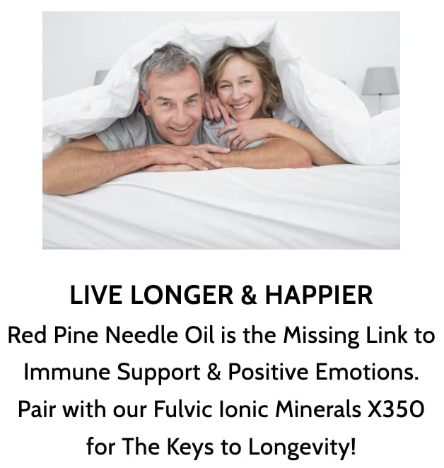 Optimally Organic Red Pine Needle Oil Caps - Health Supplement for Extreme Immune System Support - Vital Cell & DNA Support - #1 Vegan Body Cleanse for Foreign Invadors - Pinus densiflora - BioActive