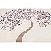 Xubox Lavender Lucky Wish Tree Home Decor Embroidered Cotton Linen Square Decorative Pillow Case Cushion Cover Pillowcase Sham 18