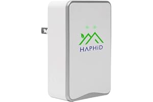 HAPHID Ionizer Air Purifier Plug In with Highest Output - Up to 32 Million Anions/Sec,Filterless Ion Air Purifier for Home&Office Purify: Odors,Pets Smell Etc