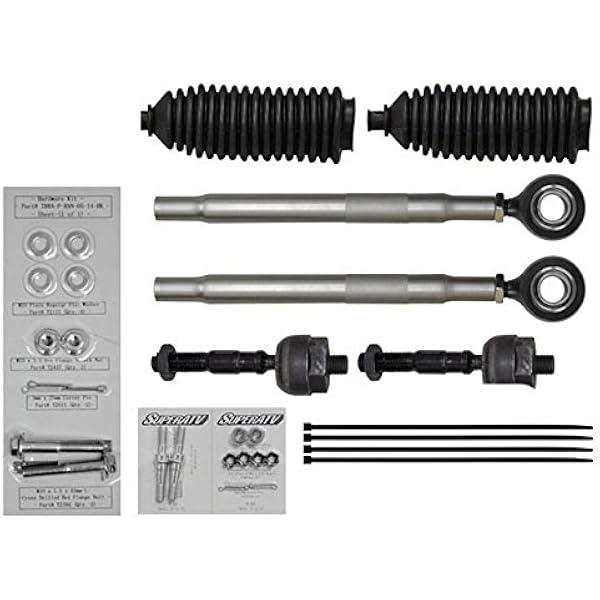新作 HALプロショップ2SuperATV Heavy Duty Tie Rod Kit for Polaris Ranger XP 900