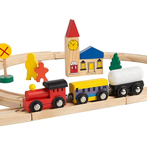 5 Here+Fashion+Wooden+Magnetic+Train