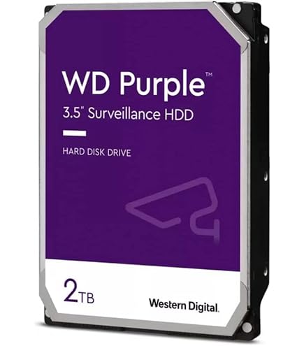 Amazon.com: WD Purple 2TB Surveillance Hard Disk Drive - 5400 RPM