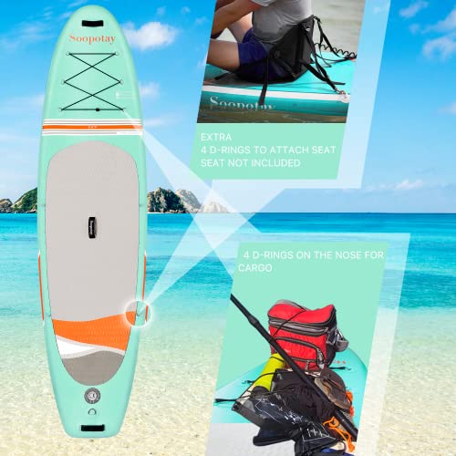Inflatable Paddle Board with Temperature Indicator, Crusier SUP