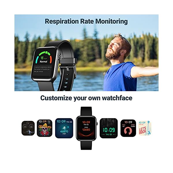 Ticwatch GTH smartwatch up to 10 Days Battery Life with Skin Temperature Measurement Blood Oxygen 24h Heart Rate…