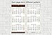 2019 Wall Calendar (Runs from November 2018 Through January 2020), 3 Month View, 13