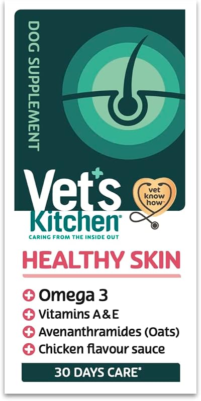 Vet's Kitchen Healthy Skin Supplement Gravy for Dogs 300ml Omega 3 Oats