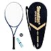Senston Adult Tennis Racket Prestrung Tennis Racquet ,Strung with Cover,Tennis Overgrip , Vibration Damper(Blue)