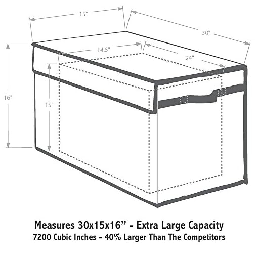 G.U.S. Kids Collapsible Toy Chest - Large - Image 11