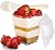 Elegant 30 Pack Clear Dessert Cups - 5 oz with Plastic Tasting Spoons and Secure Lids. 100% Certified BPA-Free - Mini Reusable & Disposable Square Sample Cup