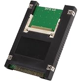 Syba Dual Compact Flash CF to 44 Pin IDE/PATA 2.5" Adapter Enclosure, Black SD-ADA45006