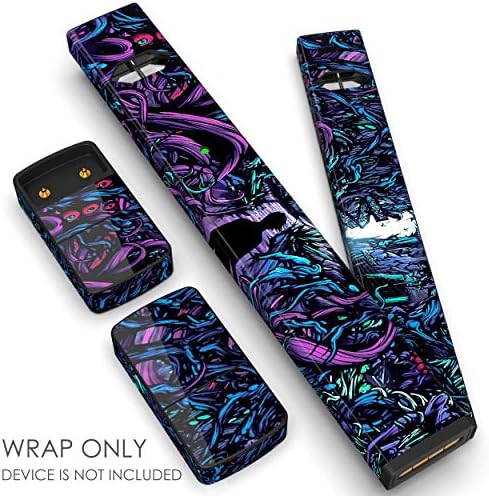 JUUL Skin - JUUL Wrap - JUUL Decal - JUUL Cover - JUUL Starter Kit Stickers - Pax JUUL Skin for Device Charger Pods - Original JUUL Vape Pen Accessories Skin (Mystic Forest)