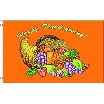 Amazon.com : Happy Thanksgiving Flag : Christmas Flag ...