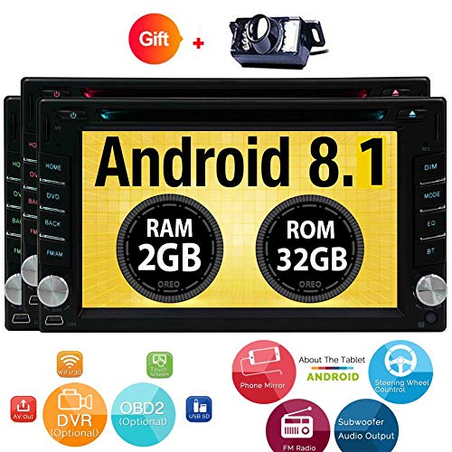 Android 8.1 Oreo Touch Screen Car Stereo - 6.2