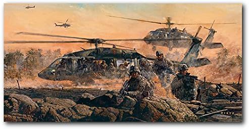 NOWHERE TO HIDE 1 by James Dietz - UH-60 Blackhawk Helicoper - Publishers Proof Ed
