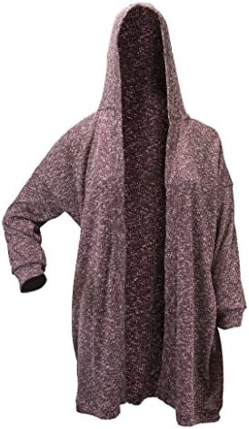 Rosie G Style Girls Hooded Cardigan (10/12, Burgundy)
