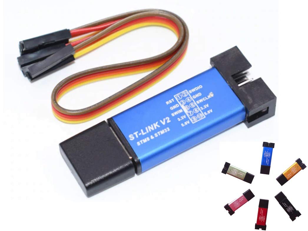 TECNOIOT ST-Link V2 Mini STM8 STM32 STLINK Simulator Download Programming with CKS32F103C8T6