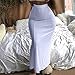 TOOPOOT Women Dresses,Pure Color Hip Lifting and Self-Cultivation Fishtail Skirt Whitethumb 3