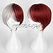 Cosplaza Brown Short Layered Hair for Man Boy Overhaul Hero Animation Character Halloween Party Cosplay Wigs