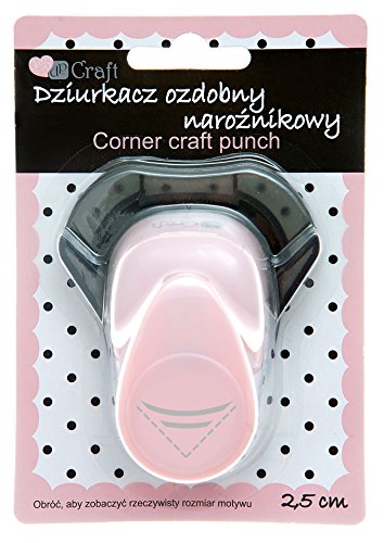 dp Craft 1-Piece 2.5 cm Corner Craft Punch Crescent, Multi-Colour