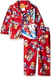 Nickelodeon Little Boys' Toddler Paw Patrol 2-Piece Pajama Coat Set, Red, 2T