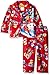 Nickelodeon Little Boys' Toddler Paw Patrol 2-Piece Pajama Coat Set, Red, 2T