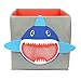 Shark and Monkey Themed Storage Cubes for Children by Harbor Creek - Eliminate Clutter – Kids Closet Organizers are Ideal for Baby or Toddler Clothes, Toys, Games and Books (2-Pack, Shark and Monkey)